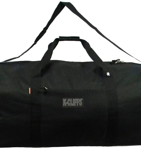 Heavy Duty Cargo Duffel Large Sport Gear Drum Set Equipment Hardware Travel Bag Rooftop Rack Bag (36" X 17" X 17", Black)