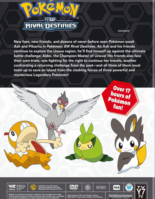Load image into Gallery viewer, Pokemon: BW Rival Destinies (DVD), , Anime
