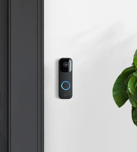 Video Doorbell plus Sync Module 2 - Battery or Wired - Smart Wi-Fi HD Video Doorbell Camera System in Black