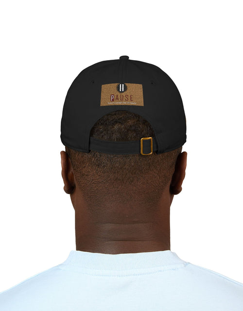 Load image into Gallery viewer, Cap Embroidered with 'Pause' Design
