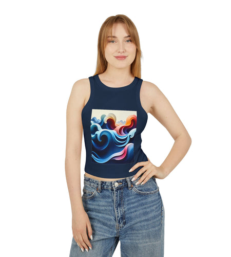 Racer Tank Top Splash Design