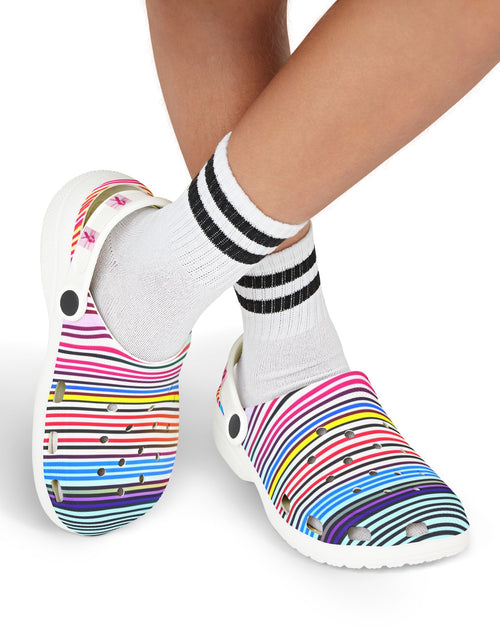 Load image into Gallery viewer, Colorful Kids&#39; Clogs - Fun EVA Foam Shoes for Summer, Playtime Footwear, Durable Slip-Ons, Perfect for Beach, Pool, and Birthdays

