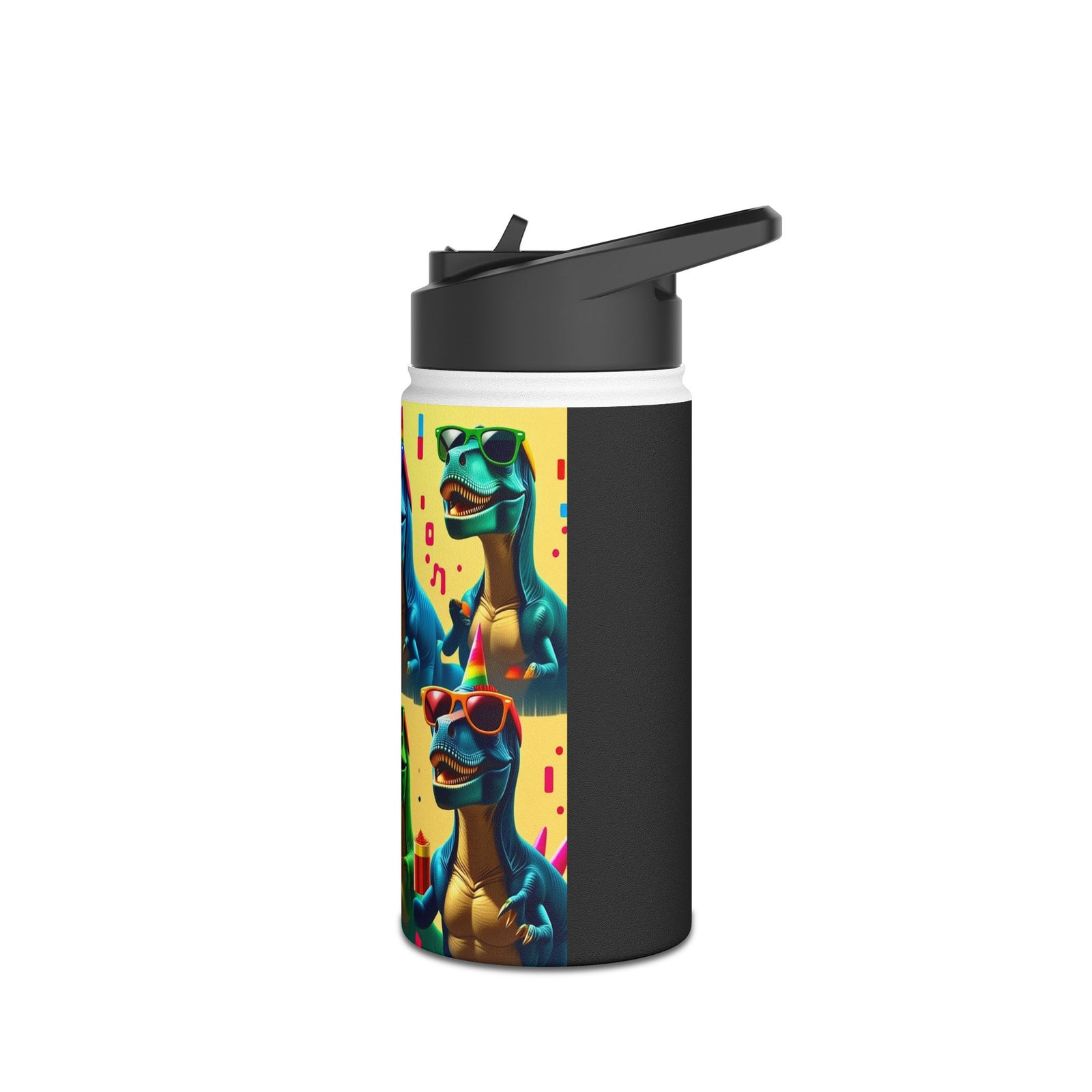 Steel Water Bottle, Dino Party Design