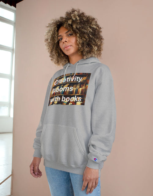 Load image into Gallery viewer, Cozy Book Lover&#39;s Hoodie, Reading Sweatshirt, Travel Inspiration Apparel, Gift for Bookworms, Library Lover&#39;s Outfit

