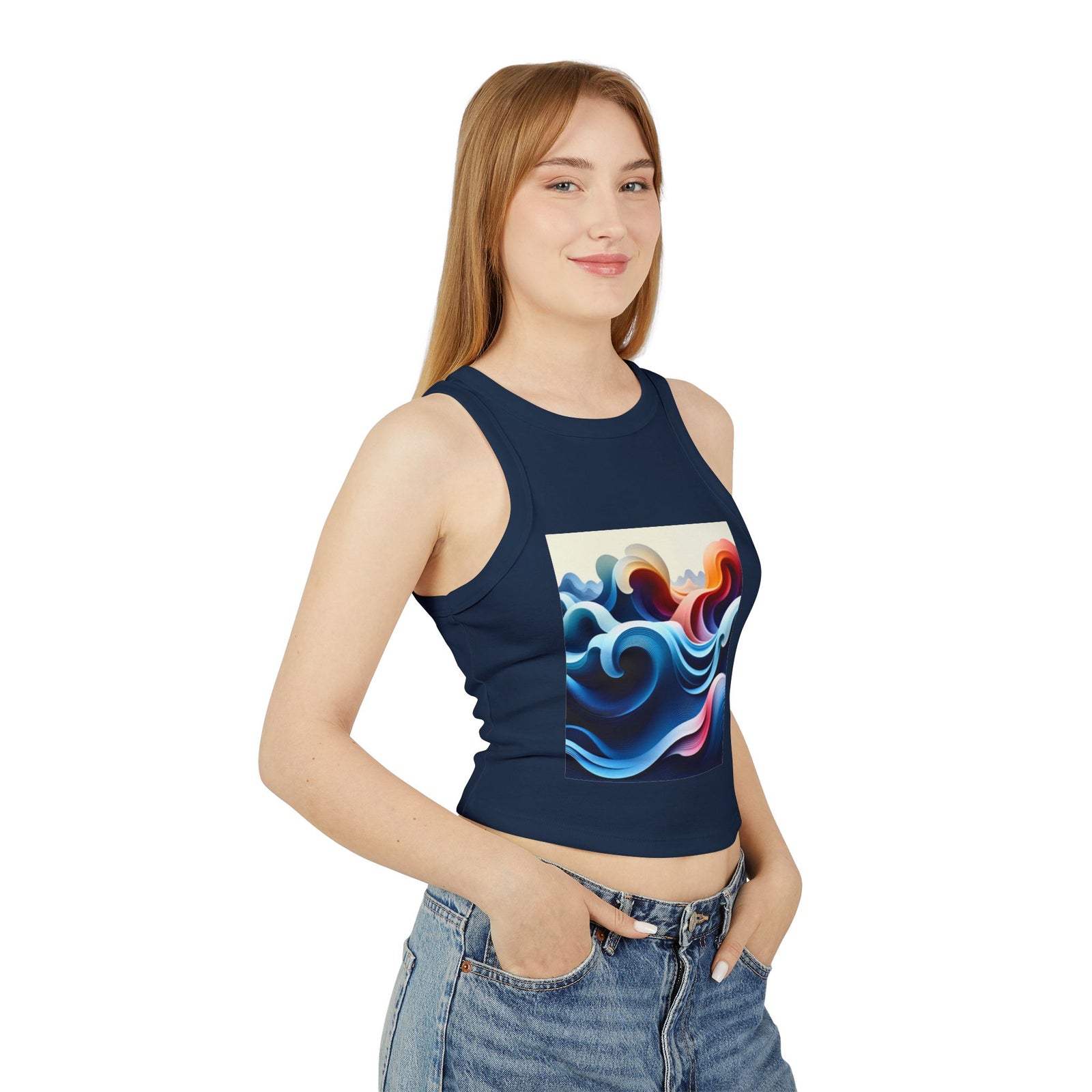 Racer Tank Top Splash Design