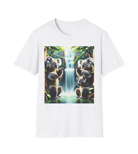 Cute Koala Family Unisex T-Shirt, Animal Lover Gift, Nature Tee, Eco-Friendly Clothing, Wildlife Enthusiast Shirt