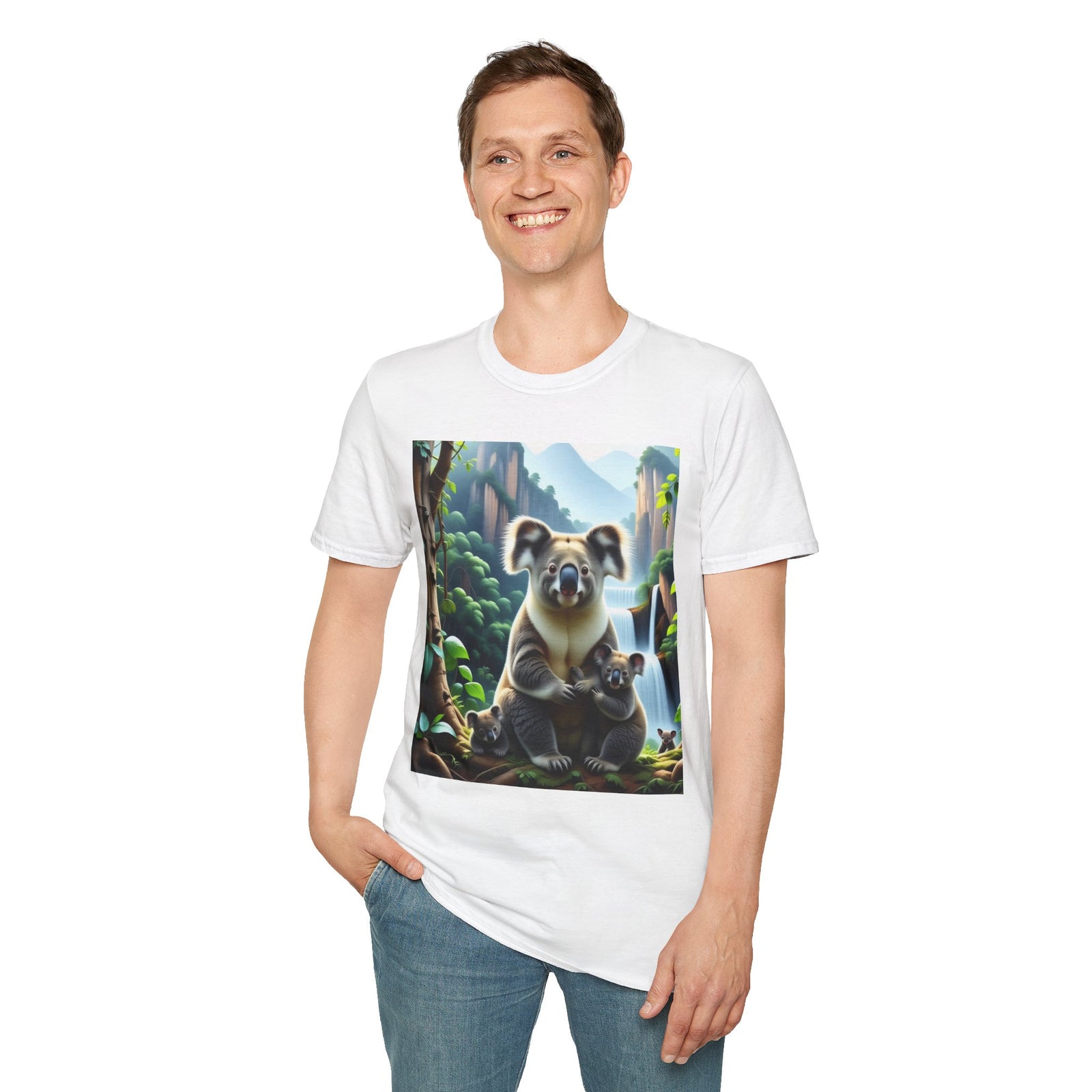 Koala Family Portrait Fun T-Shirt
