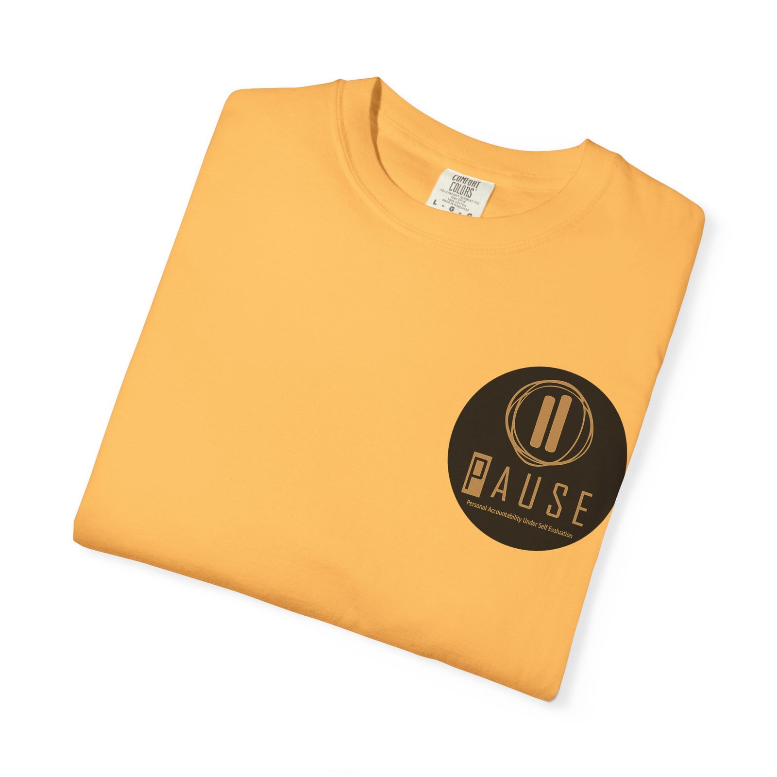 Paused Garment-Dyed T‑Shirt — Comfort Paused Design