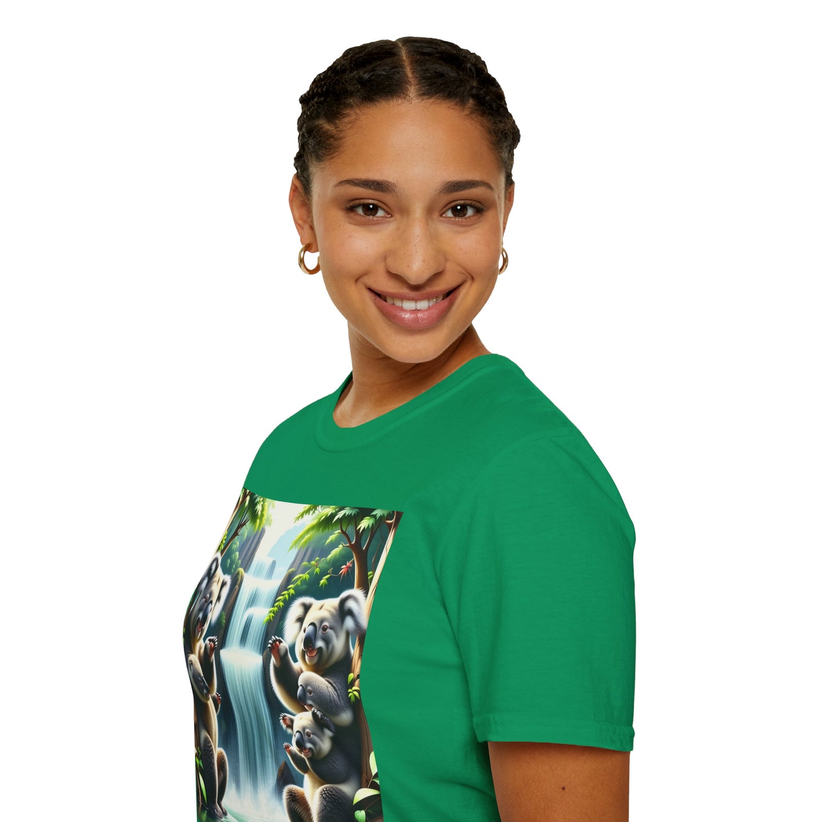 Cute Koala Family Unisex T-Shirt, Animal Lover Gift, Nature Tee, Eco-Friendly Clothing, Wildlife Enthusiast Shirt