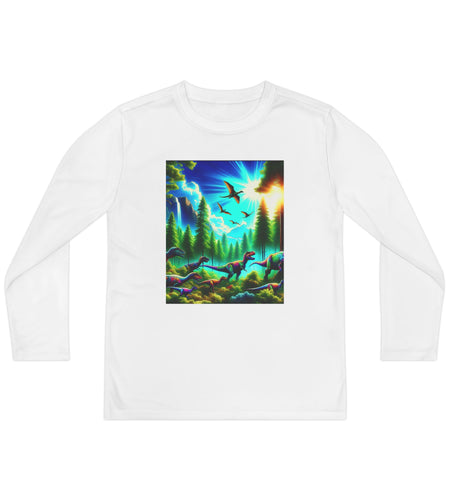 Youth Long Sleeve Nature Scene Tee | Kids Outdoor Adventure Shirt, Comfortable Activewear, Gifts for Campers and Nature Lovers, [...]