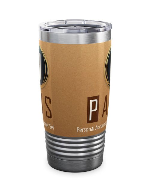 Load image into Gallery viewer, Stylish Ringneck Tumbler for Coffee Lovers | Insulated Travel Mug, Unique Gift for Birthdays, Outdoor Adventures, and Holidays
