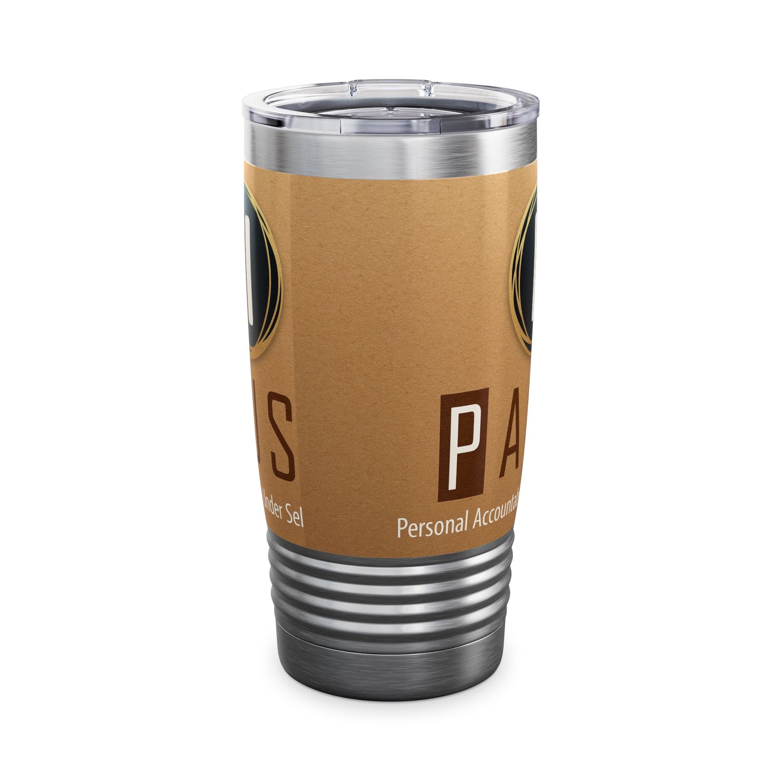 Stylish Ringneck Tumbler for Coffee Lovers | Insulated Travel Mug, Unique Gift for Birthdays, Outdoor Adventures, and Holidays