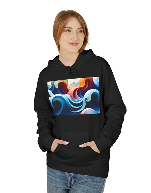 Load image into Gallery viewer, Wave Pattern Hoodie
