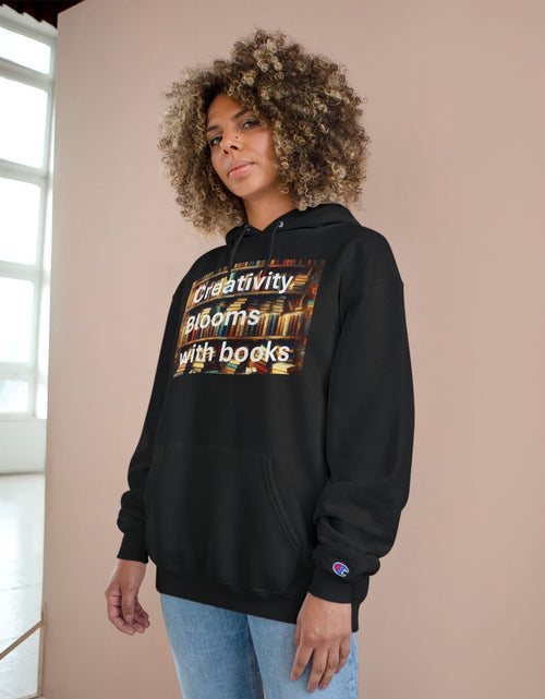 Load image into Gallery viewer, Cozy Book Lover&#39;s Hoodie, Reading Sweatshirt, Travel Inspiration Apparel, Gift for Bookworms, Library Lover&#39;s Outfit
