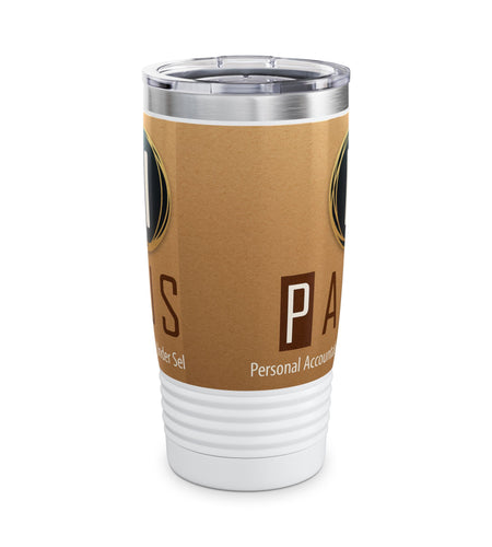 Stylish Ringneck Tumbler for Coffee Lovers | Insulated Travel Mug, Unique Gift for Birthdays, Outdoor Adventures, and Holidays