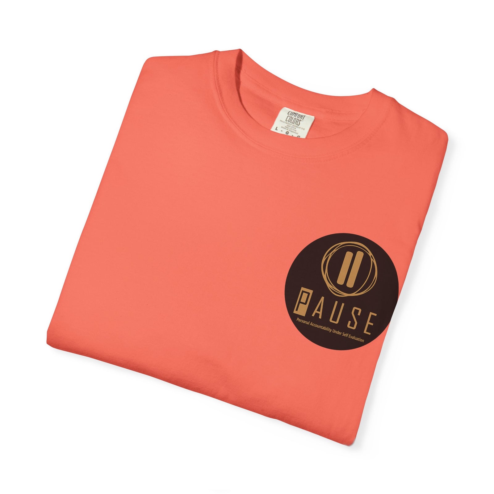 Paused Garment-Dyed T‑Shirt — Comfort Paused Design