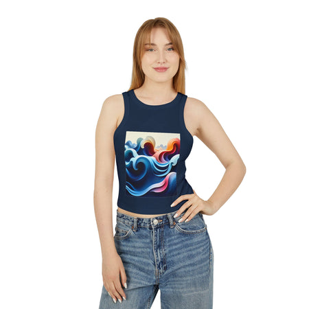 Racer Tank Top Splash Design
