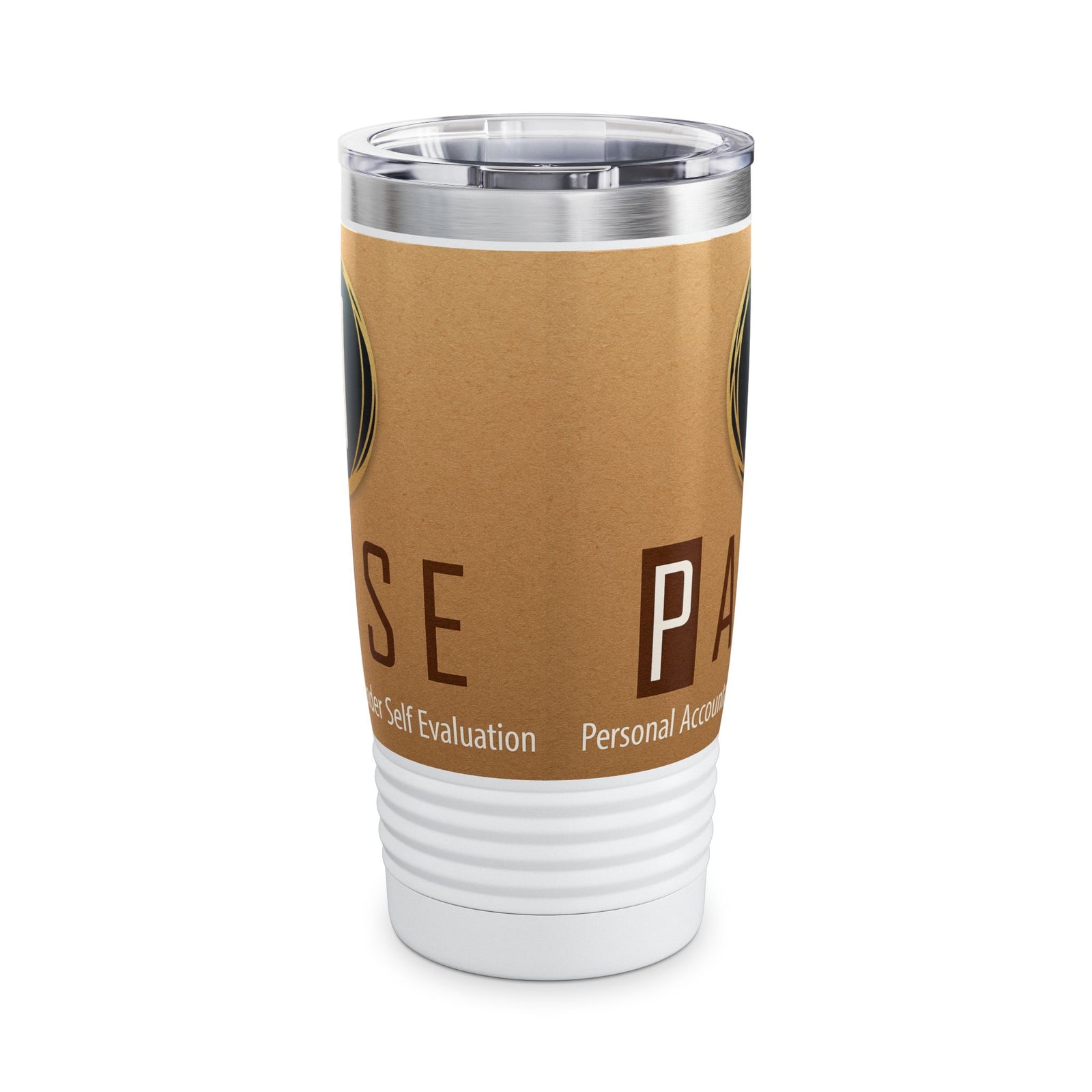 Stylish Ringneck Tumbler for Coffee Lovers | Insulated Travel Mug, Unique Gift for Birthdays, Outdoor Adventures, and Holidays