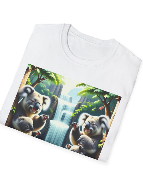 Load image into Gallery viewer, Cute Koala Family Unisex T-Shirt, Animal Lover Gift, Nature Tee, Eco-Friendly Clothing, Wildlife Enthusiast Shirt
