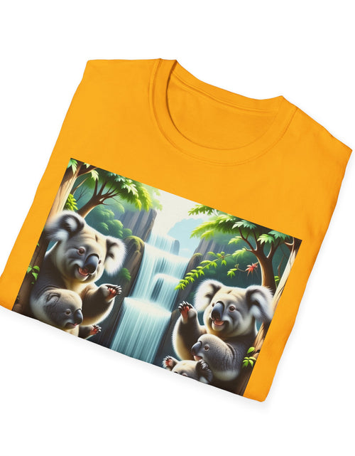Load image into Gallery viewer, Cute Koala Family Unisex T-Shirt, Animal Lover Gift, Nature Tee, Eco-Friendly Clothing, Wildlife Enthusiast Shirt
