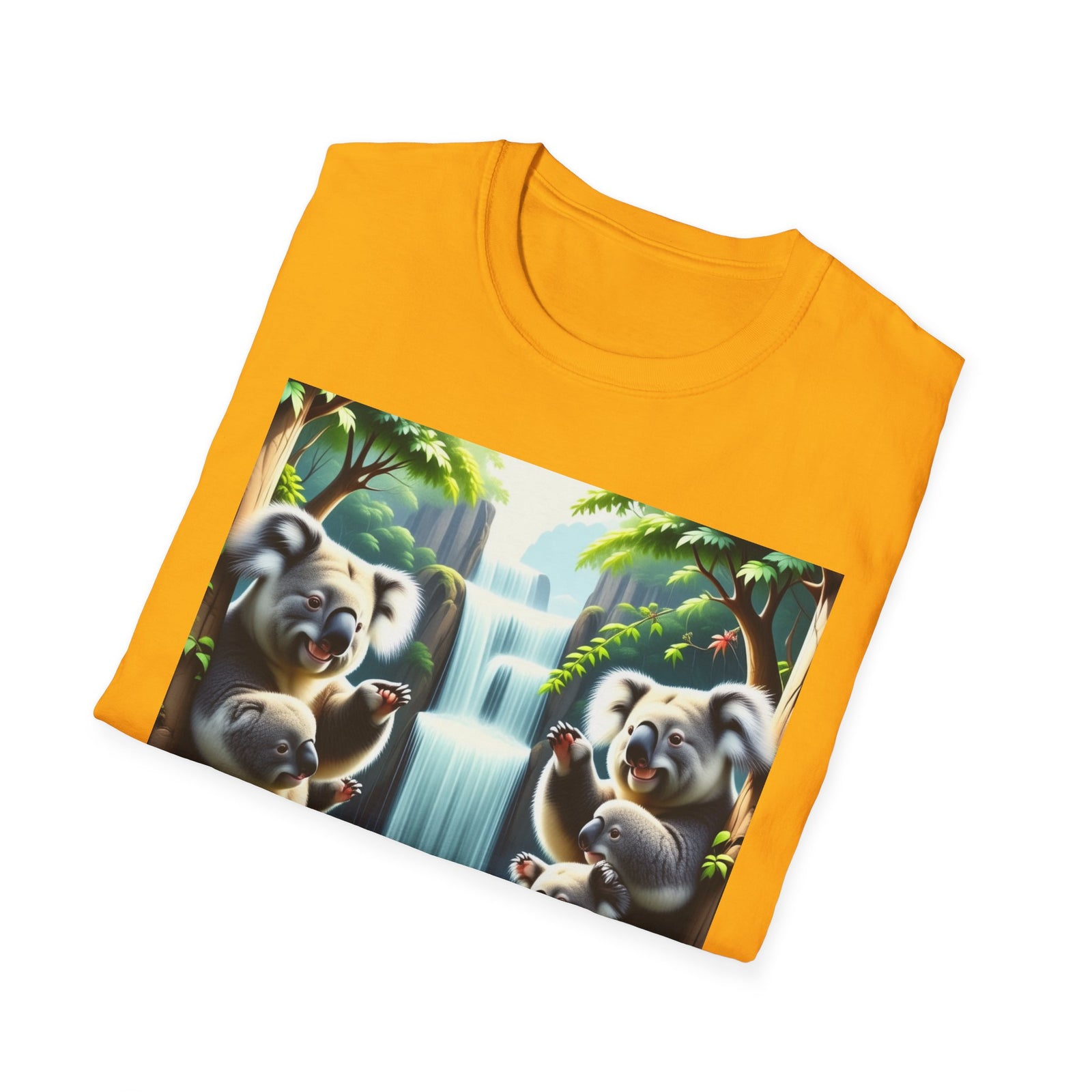 Cute Koala Family Unisex T-Shirt, Animal Lover Gift, Nature Tee, Eco-Friendly Clothing, Wildlife Enthusiast Shirt