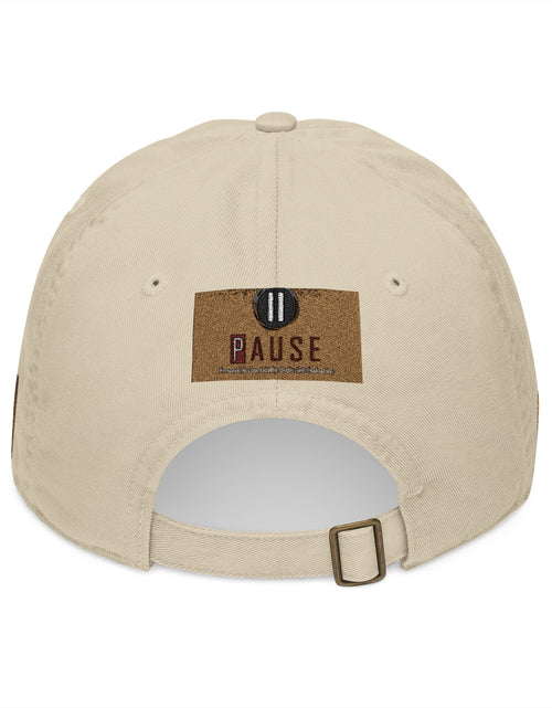 Load image into Gallery viewer, Cap Embroidered with &#39;Pause&#39; Design
