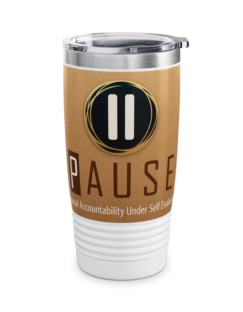 Load image into Gallery viewer, Stylish Ringneck Tumbler for Coffee Lovers | Insulated Travel Mug, Unique Gift for Birthdays, Outdoor Adventures, and Holidays
