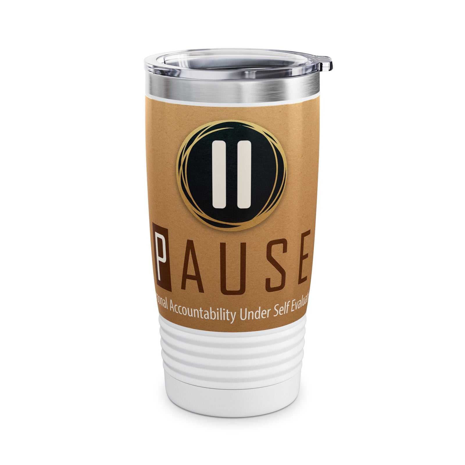Stylish Ringneck Tumbler for Coffee Lovers | Insulated Travel Mug, Unique Gift for Birthdays, Outdoor Adventures, and Holidays