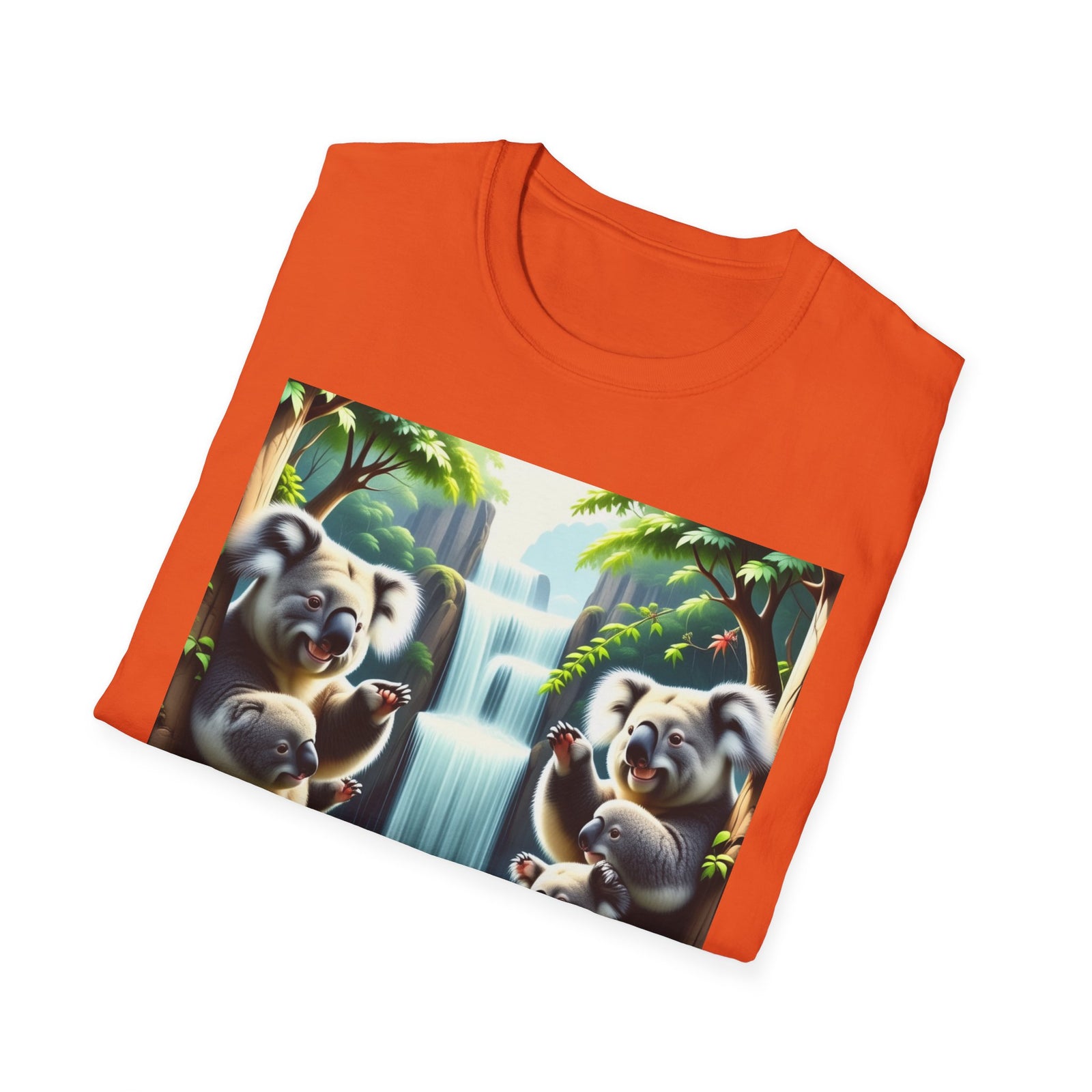 Cute Koala Family Unisex T-Shirt, Animal Lover Gift, Nature Tee, Eco-Friendly Clothing, Wildlife Enthusiast Shirt