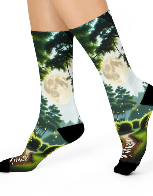 Load image into Gallery viewer, Fire Fly Crew Socks
