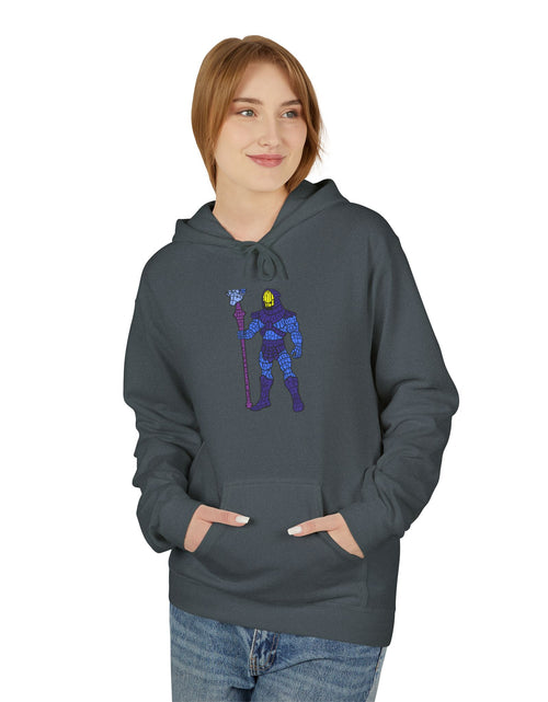 Load image into Gallery viewer, Skeleton Hoodie - Heroic Vintage Character Design
