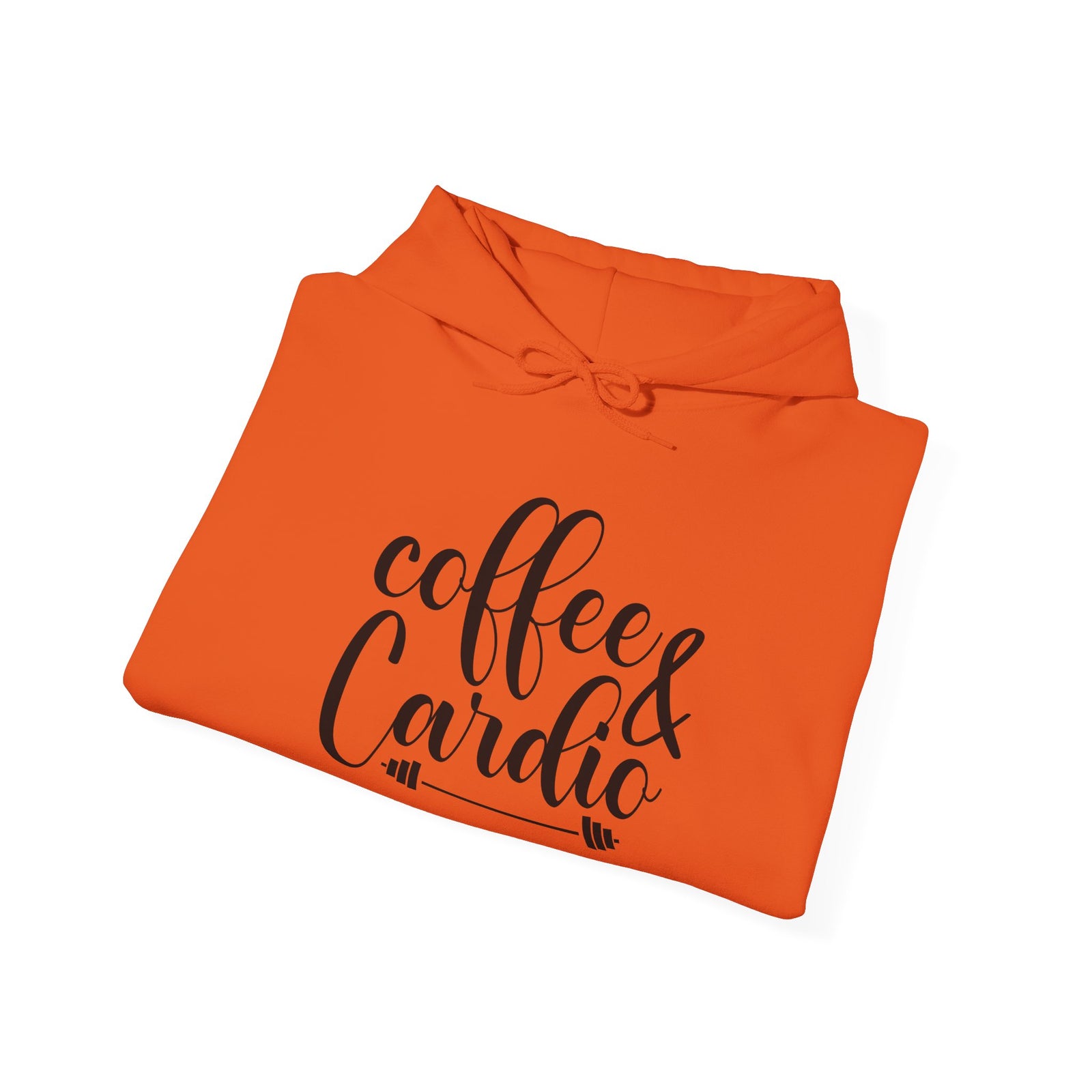 Coffee & Cardio Hoodie, Fitness Sweatshirt, Gym Pullover, Gift for Gym Lovers, Cozy Athletic Wear