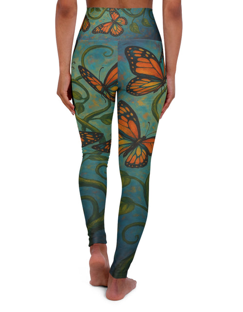 Load image into Gallery viewer, Butterfly High Waisted Leggings
