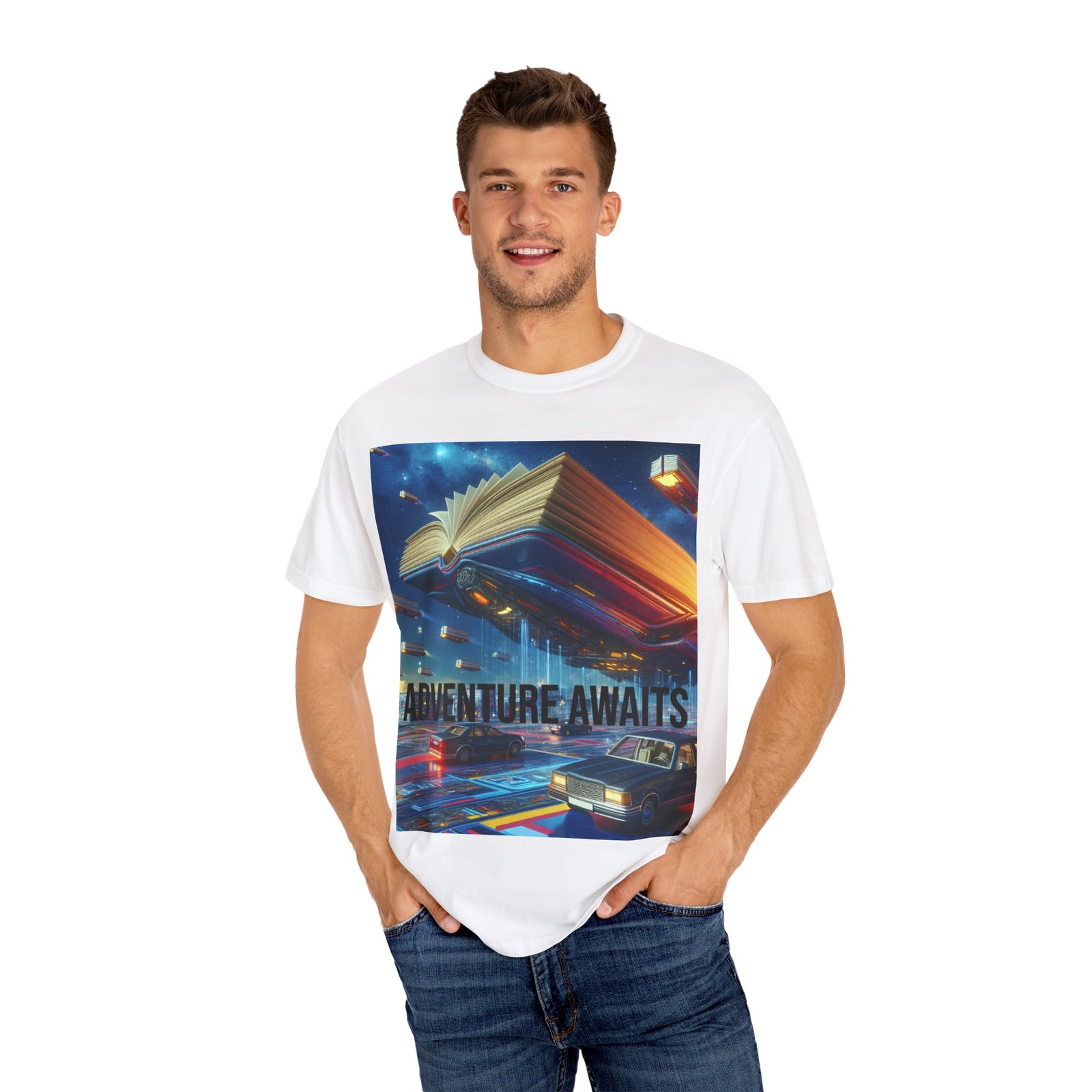 Adventure Awaits T-shirt for Book Lovers