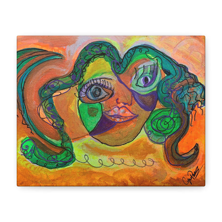 Vibrant Art Canvas, Colorful Home Decor, Wall Art for Living Room, Abstract Gift, Modern Art Piece