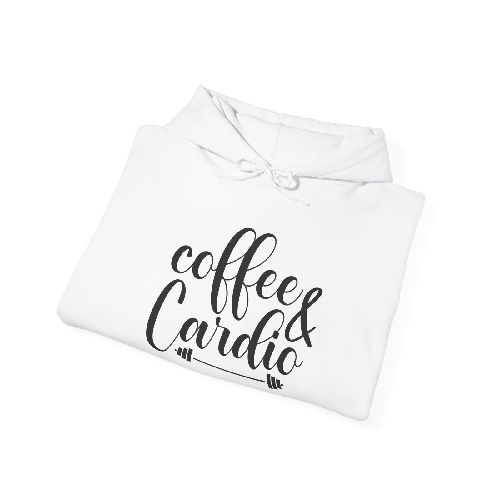 Coffee & Cardio Hoodie, Fitness Sweatshirt, Gym Pullover, Gift for Gym Lovers, Cozy Athletic Wear