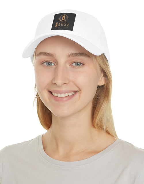 Load image into Gallery viewer, Pause Low Profile Baseball Cap, Relaxed Fit Hat, Casual Headwear, Gift for Him or Her, Everyday Cap, Adjustable Dad Hat
