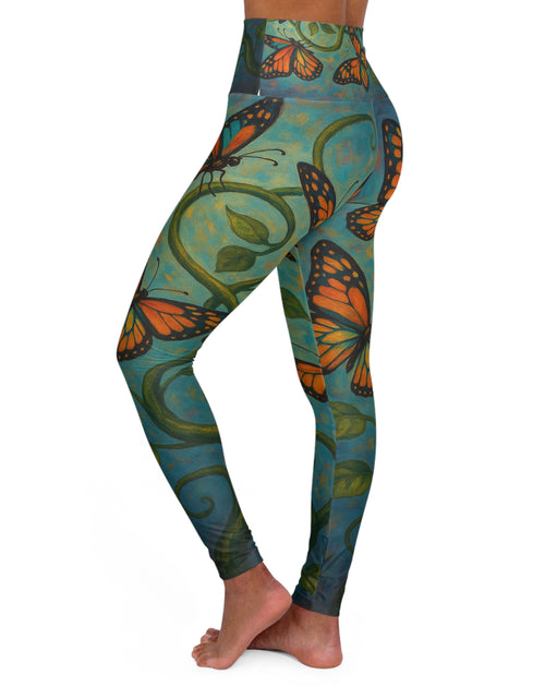 Load image into Gallery viewer, Butterfly High Waisted Leggings
