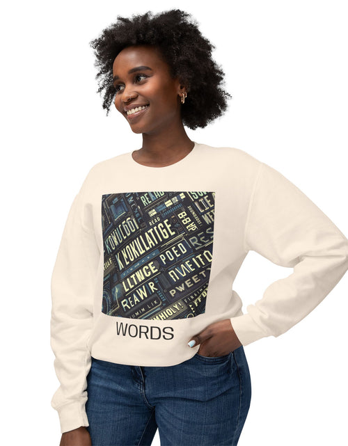 Load image into Gallery viewer, Knowledge Is Power Unisex Lightweight Crewneck Sweatshirt, Casual Wear, Gift for Students, Motivational Apparel, Educational Fashion
