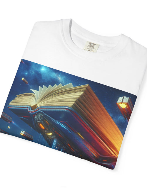 Load image into Gallery viewer, Adventure Awaits T-shirt for Book Lovers
