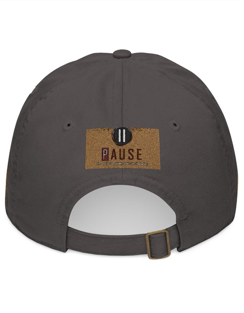 Load image into Gallery viewer, Cap Embroidered with &#39;Pause&#39; Design
