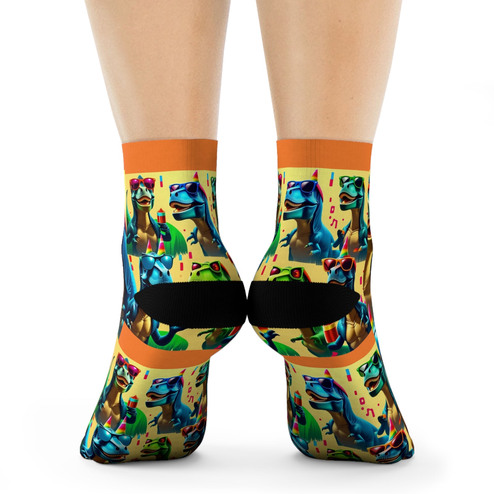 Dinosaur Party Crew Socks