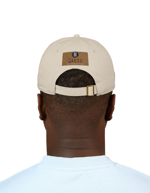 Load image into Gallery viewer, Cap Embroidered with &#39;Pause&#39; Design
