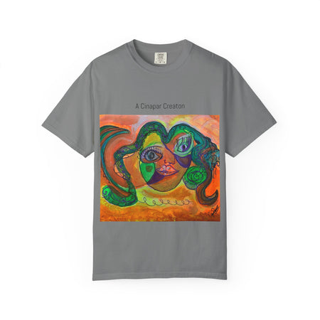 Artistic Unisex T-shirt, Colorful Face Design, Casual Wear, Gift for Art Lovers, Unique Fashion Statement, Vibrant Artwork Tee