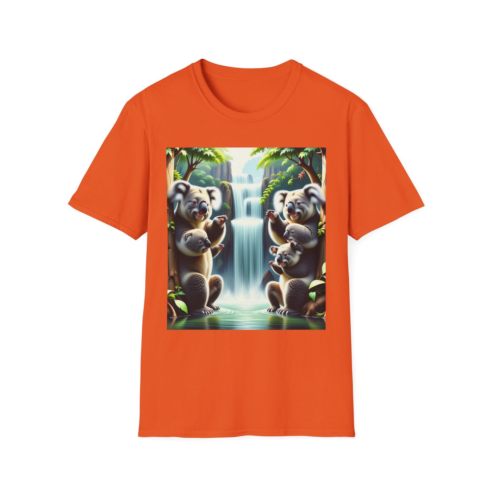 Cute Koala Family Unisex T-Shirt, Animal Lover Gift, Nature Tee, Eco-Friendly Clothing, Wildlife Enthusiast Shirt