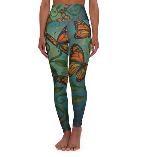 Butterfly High Waisted Leggings