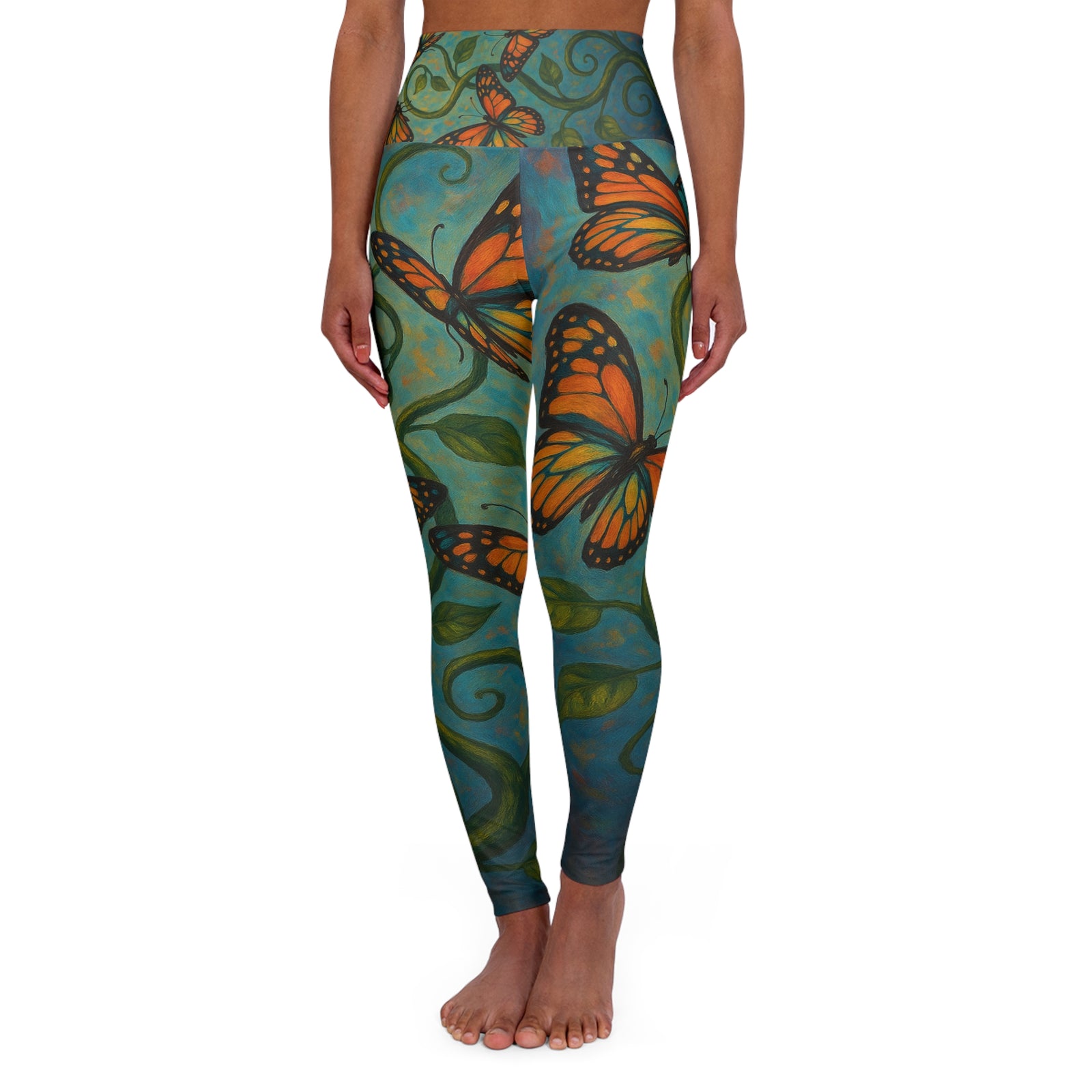 Butterfly High Waisted Leggings