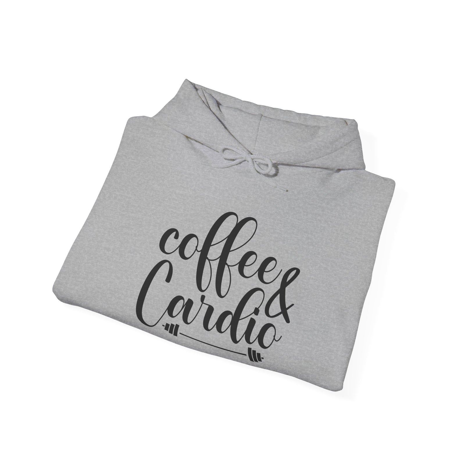 Coffee & Cardio Hoodie, Fitness Sweatshirt, Gym Pullover, Gift for Gym Lovers, Cozy Athletic Wear