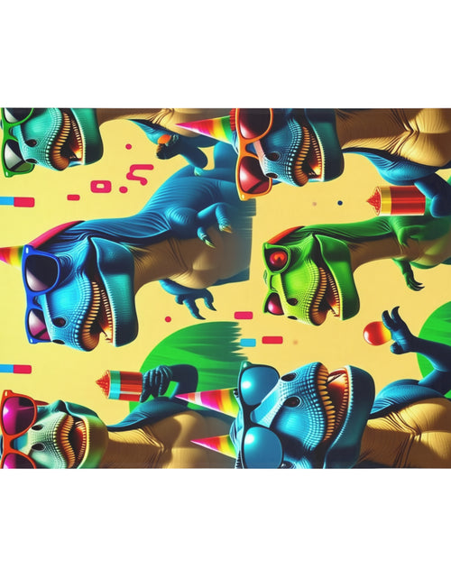 Load image into Gallery viewer, Dinosaur Party Blanket - Plush Fleece
