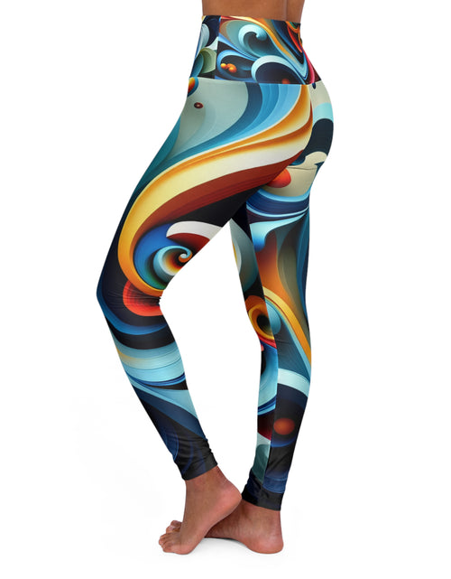 Load image into Gallery viewer, Yoga Leggings - Yogi Fun Design
